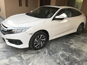 Rent a car in Lahore Honda Civic White