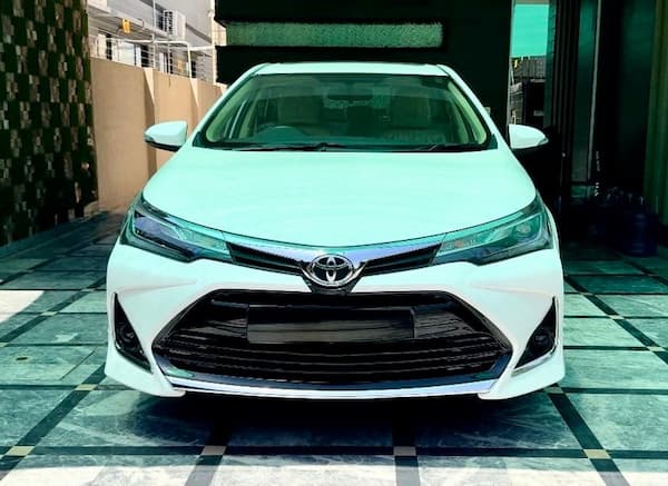 Rent a car in Lahore Toyota Altis