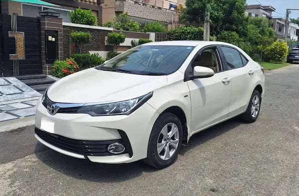 Rent a car in Lahore Toyota Corolla